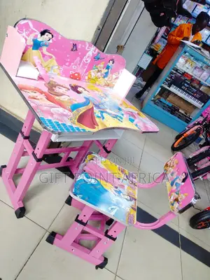 Cartoon Themed Adjustable Kids Study Desk