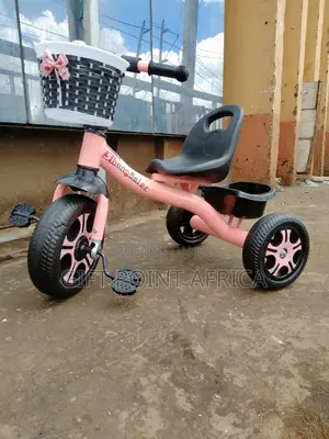 Three Wheels Kids Triangle Pink in Color