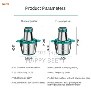 3lstainless Steel Multifunctional Electric Grinder