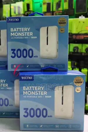 Tecno Mifi 4G Portable Wifi Speed Up to 300mbps -TR109