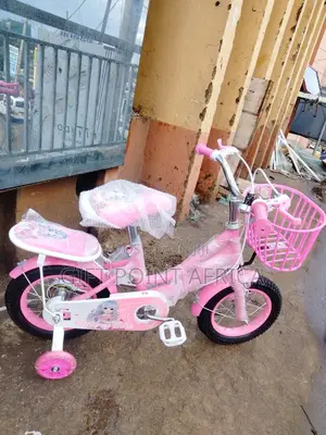 Size 12"Kids Pink Bike With Adjustable Seat
