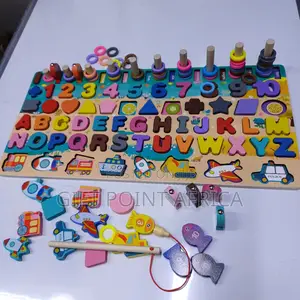 135 Pieces Wooden Educational 7 In 1 Montessori For Kids