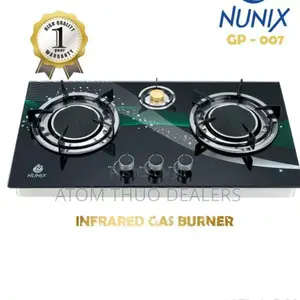 3 Burner GP-007 Glass Table Infrared Cooker Nunix