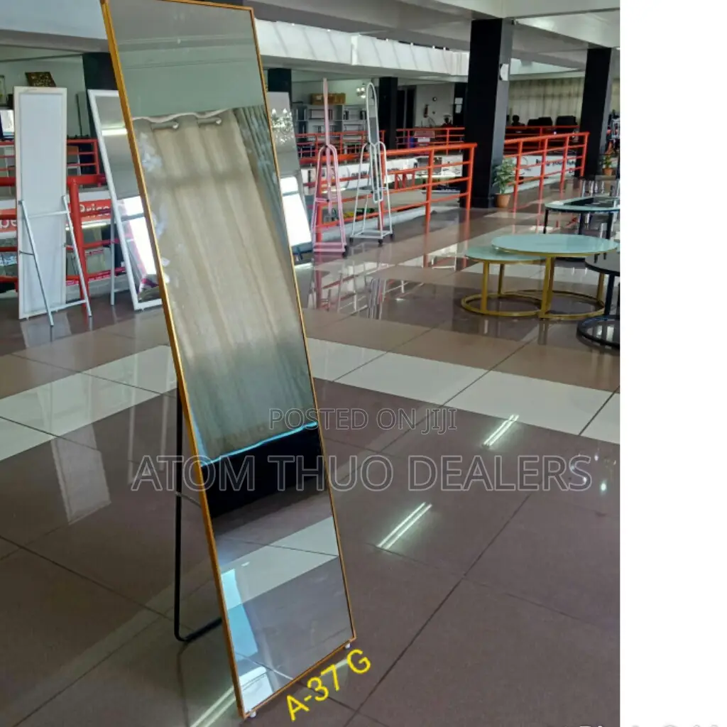 Golden Executive Dressing Mirror-Rectangular