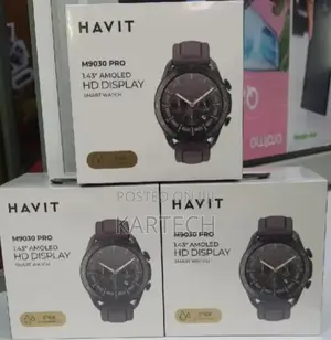Havit M9030 Amoled Display Round Smart Watch