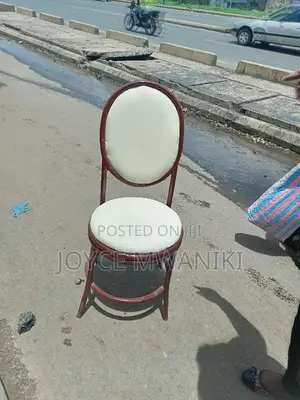 Restaurant or Dining Chair, Cream White 