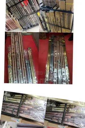 Silver, Gold and Black Adjustable Window Curtains Rods