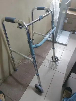Foldable Walking Frame With Front Wheels