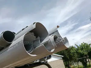 PVC Gutter New and All Accessories; Pipes, Elbow,COUNTRYWIDE