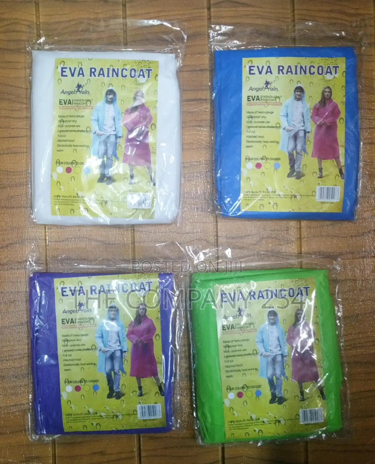  Adults Raincoats 
 Quality 
800/-
