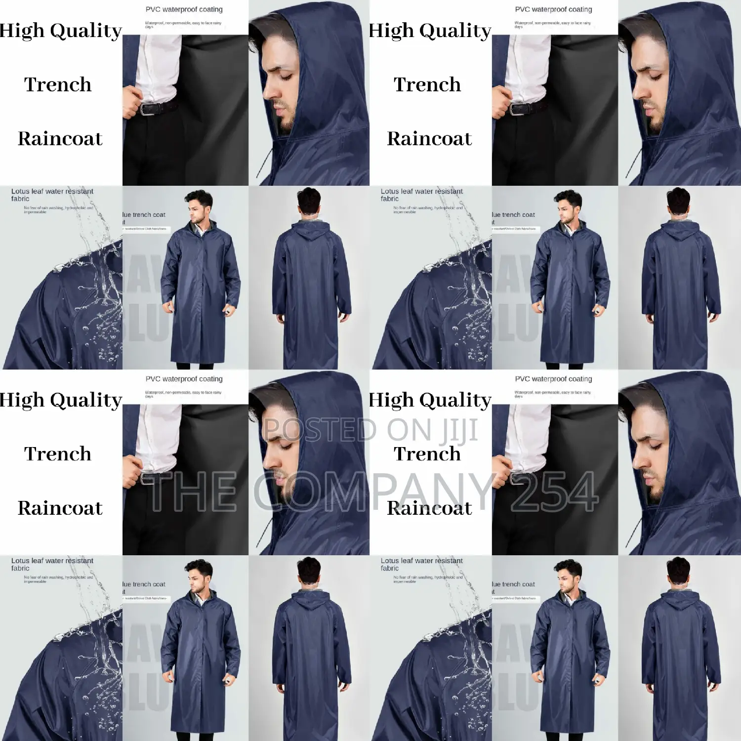 *Beat the Rains* *High Quality Trench Raincoat*
