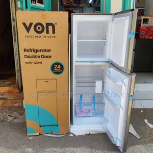 Von VART-22DHS Double Door Fridge 134L - Silver