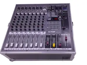 Powered Mixer 8 Channel With Rack Enclosure