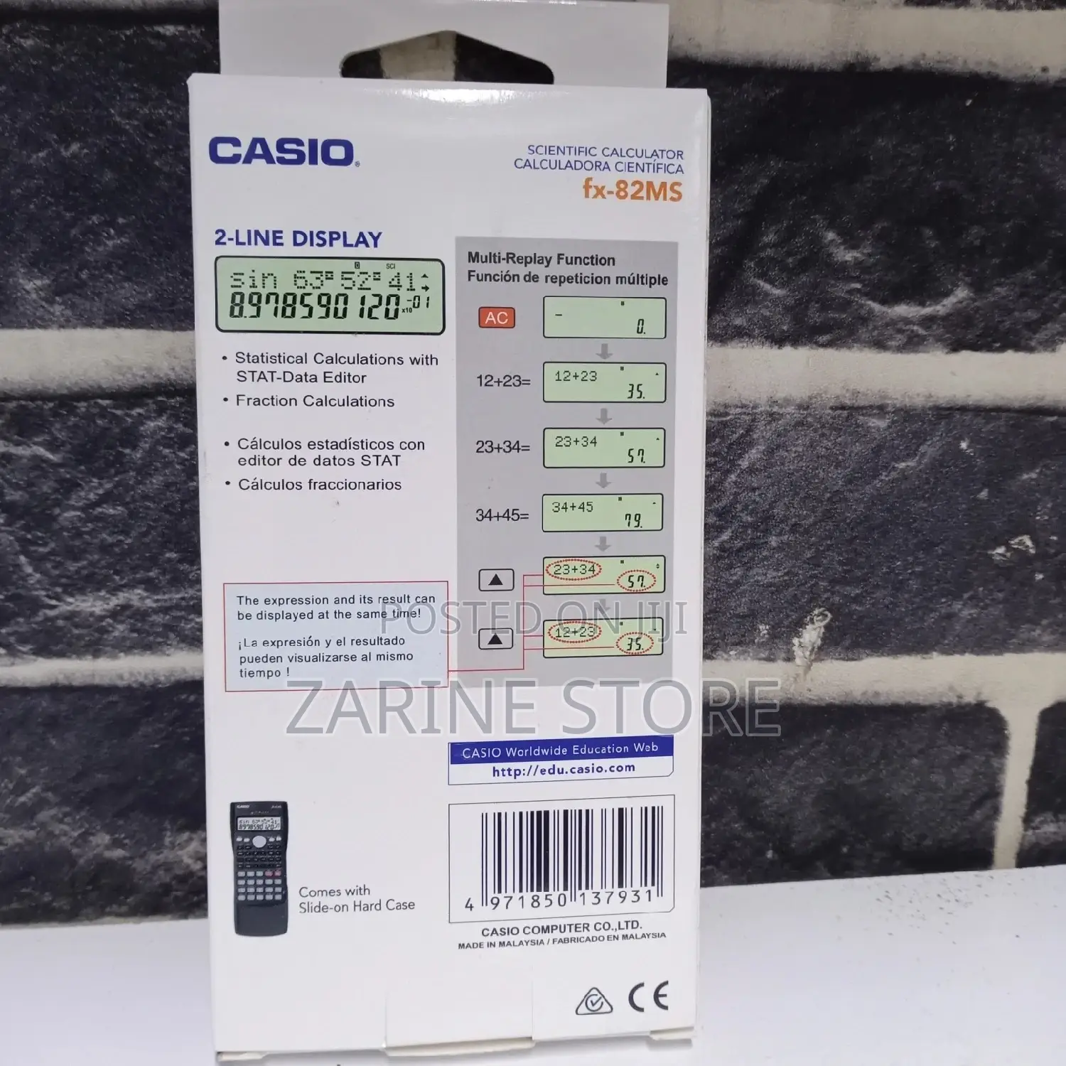 Calculator Fx - 82ms Scientific Calculator by KNEC