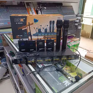 BNK X85 HL 6 in 1 Two Lapel Two Handheld Two Collar Mics