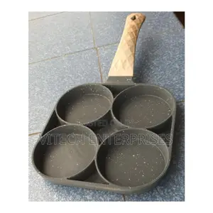 High Quality Heavy Granite Non-Stick 4 Slot Pancake/Egg Pan