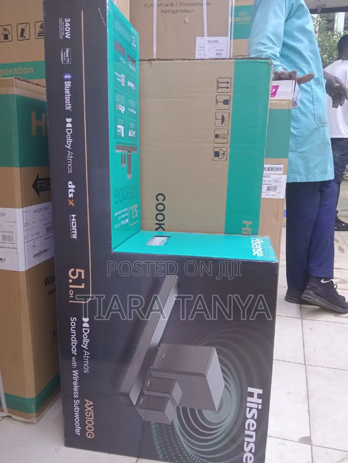 Hisense AX5100G 5.1 Ch Dolby Atmos Wireless Soundbar System