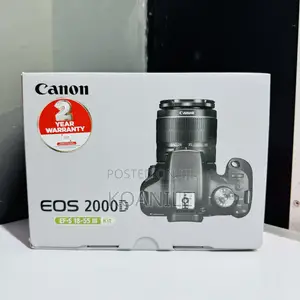 Canon EOS 2000D DSLR With 18-55mm Zoom Lens Kit