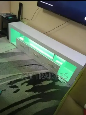 Tv Stand (. 6ft Long) +LED