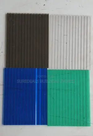 Hollow Polycarbonate Sheet(Clear,Green,Blue,Bronze)