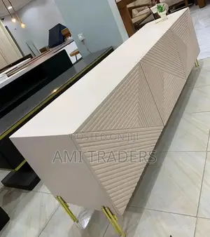 Golden White Tv Stand