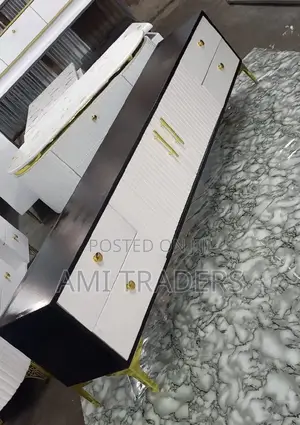 Luxury Black White Tv Stand