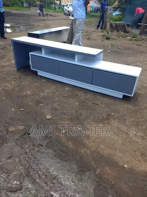 Gray White Tv Stand (6ft)
