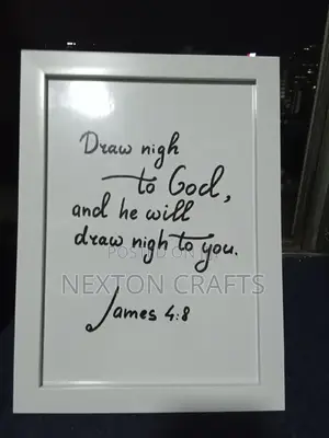 New White A4 Picture Frame
