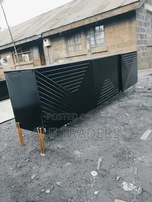 Black Golden Tv Stand (6ft)
