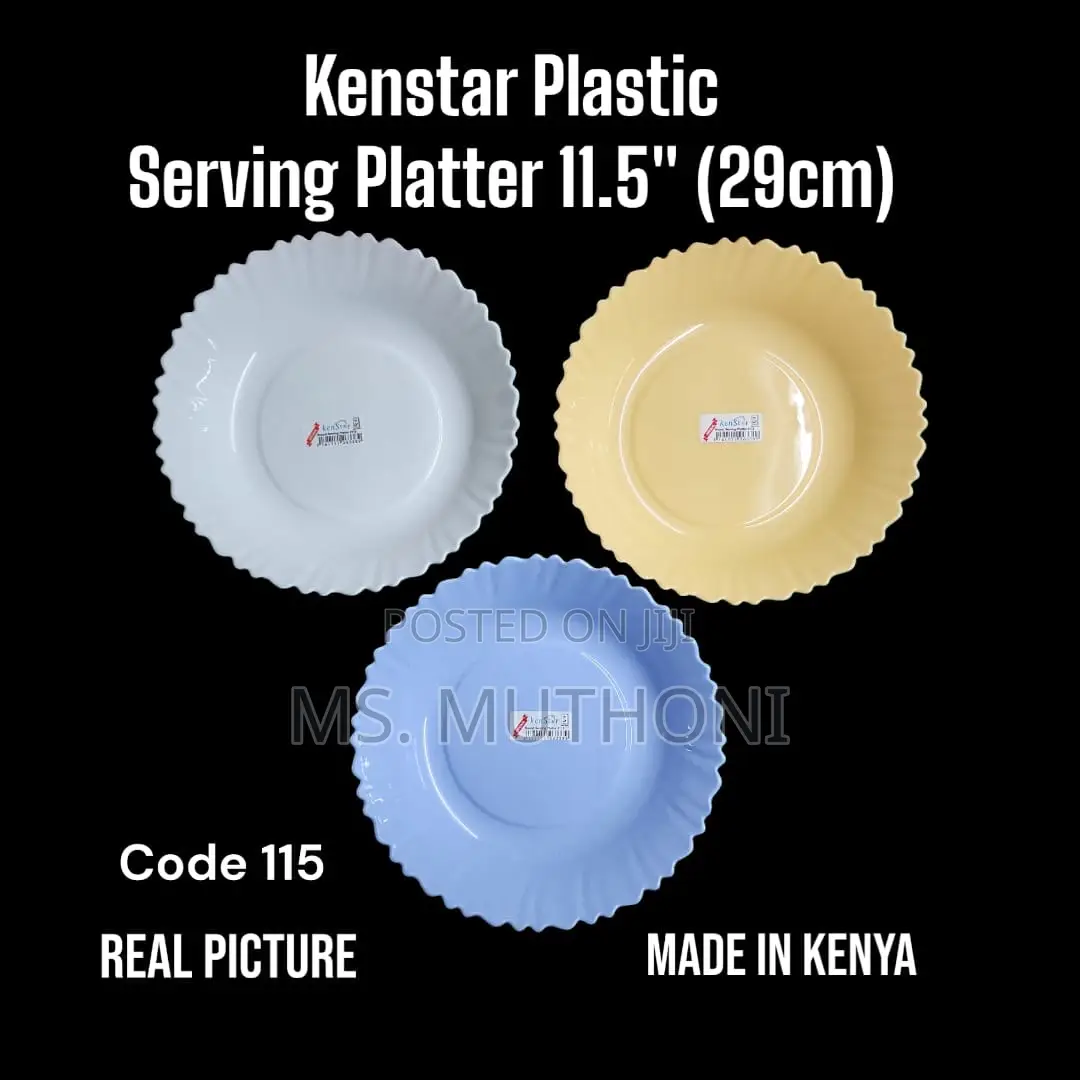 6 Pieces No115 Kenstar Serving Platter Round At