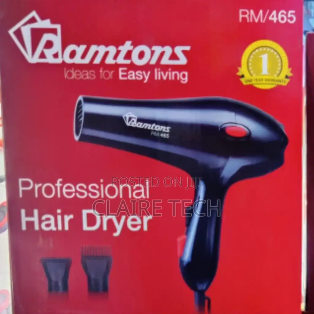 Black Ramtons Hair Dyer RM/465