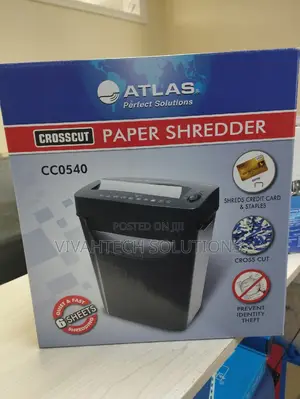 Paper Shredder Cc0540 Cross Cut Atlas // Atlas Cc0540