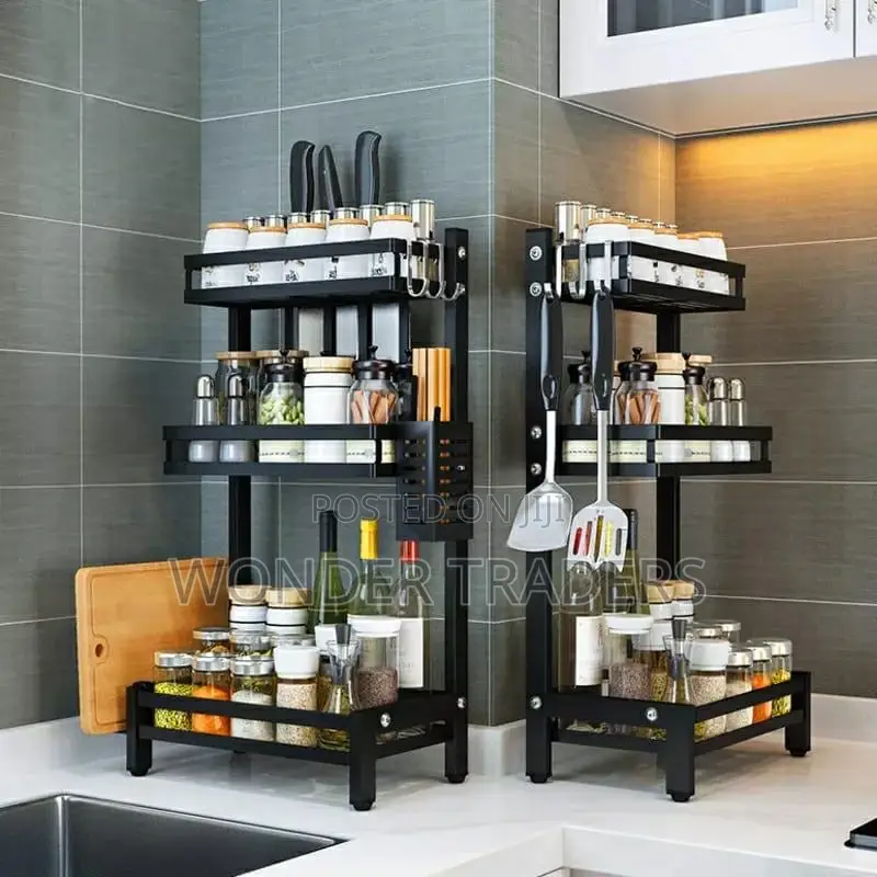 Multi Functional 3 Tier Spice Storage Rack