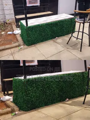 Outdoor and Indoor Wall Decor Generic Artificial Boxwood Hedge Panels
