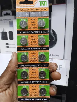 Ag10 Alkaline Battery of 1.55v 389A
