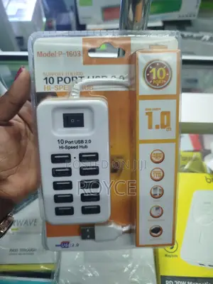 10 Port USB 2.0 Hi-Speed Hub