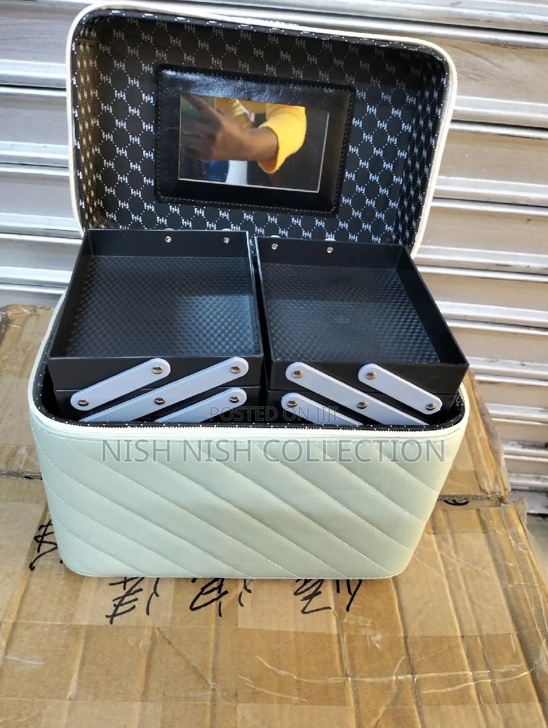 Mint Green Make Up Box