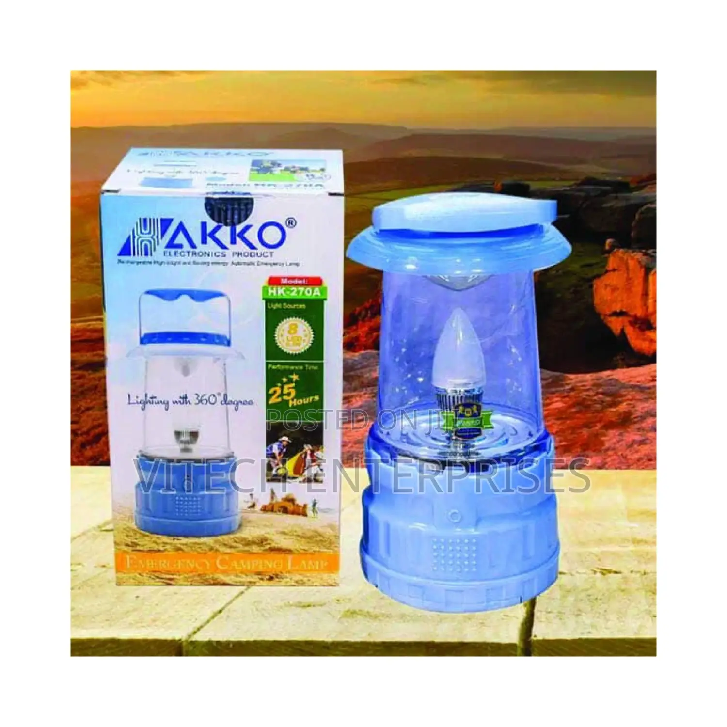 Hakko Rechargeable Led Emergency Lamp
