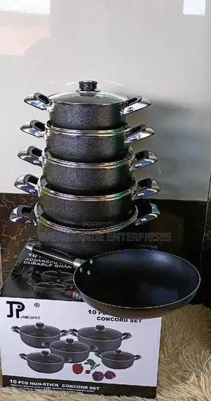 Non Stick James Pot Cookware 11 Pieces