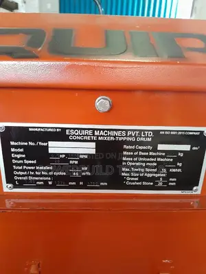 Esquire Indian 500L Concrete Mixer