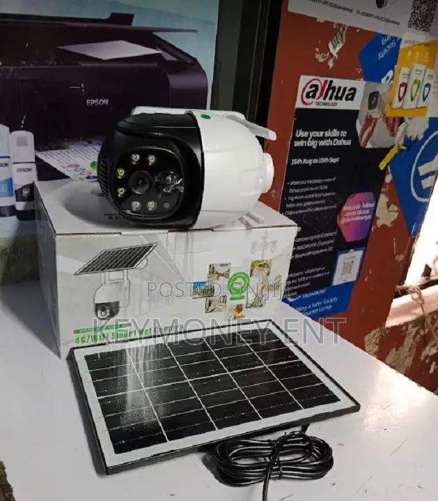 Wireless V380 Pro 4G Simcard Solar PTZ Camera Motion Tracker