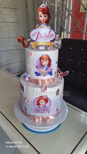 Birthday Cake Sofia Cartoon .3kg