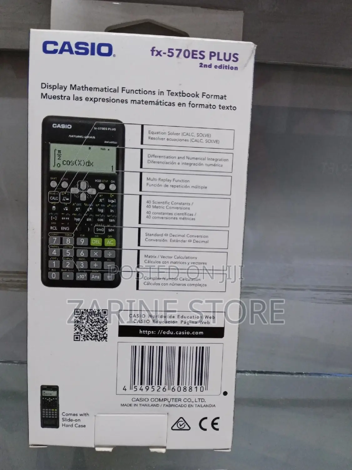 Casio Scientific Calculator Fx 570es Plus 2nd Edition.