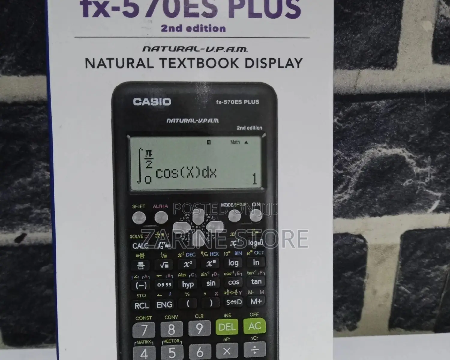 Casio Scientific Calculator Fx 570es Plus 2nd Edition.