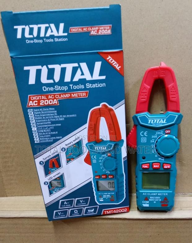 Total AC Digital Clamp Meter 600V 20 Ohms Resistance
