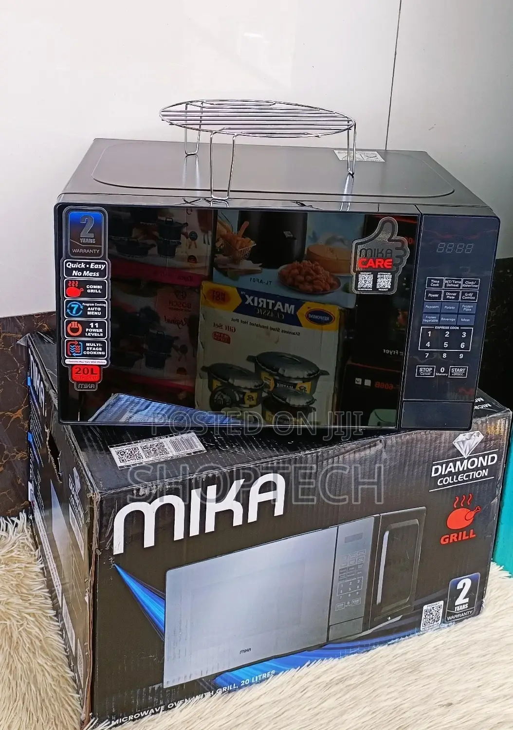 Mika 20ltr Digital Microwave With Grill