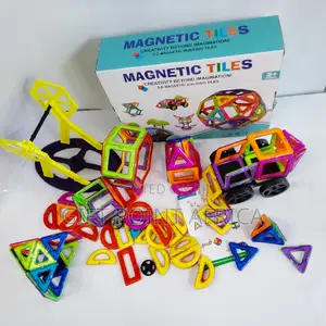 84 Pieces Stacking Magnetic Tiles for Kids