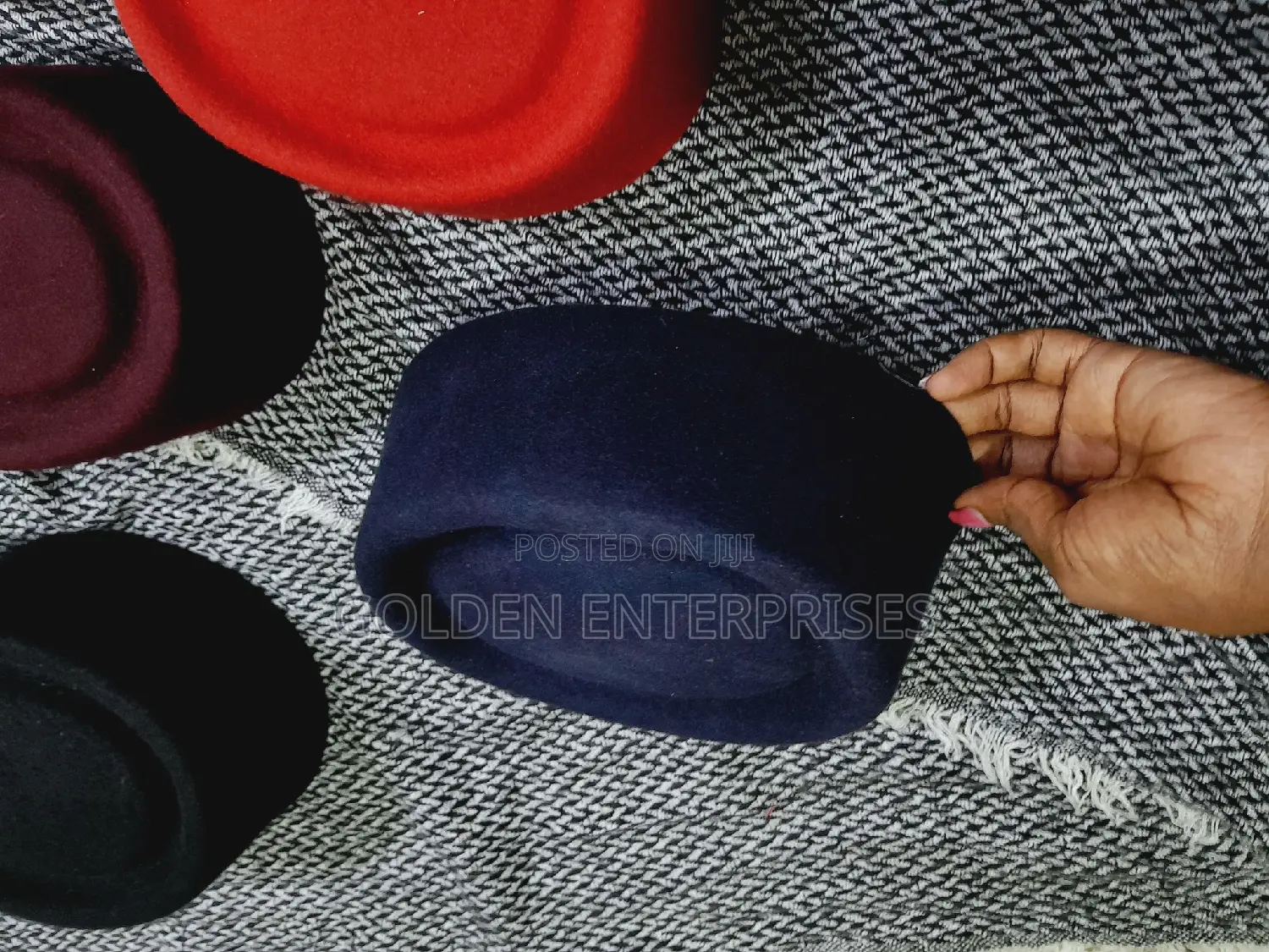 Navy Blue Oga/Niger/Ruracio Hats