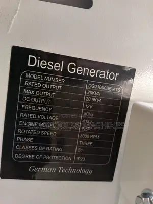 20kva Girasol 3 Phase Generator + Ats