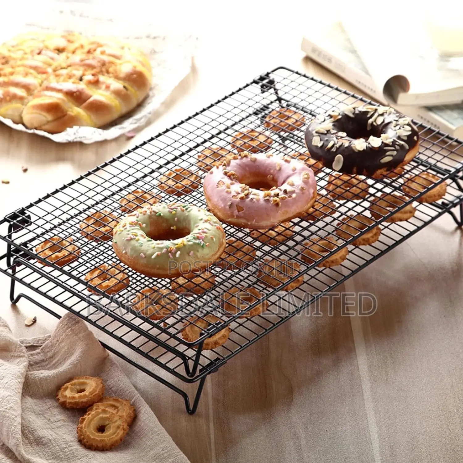 Cooling Rack Baking BBQ Net Mesh Pen BBQ Cooking